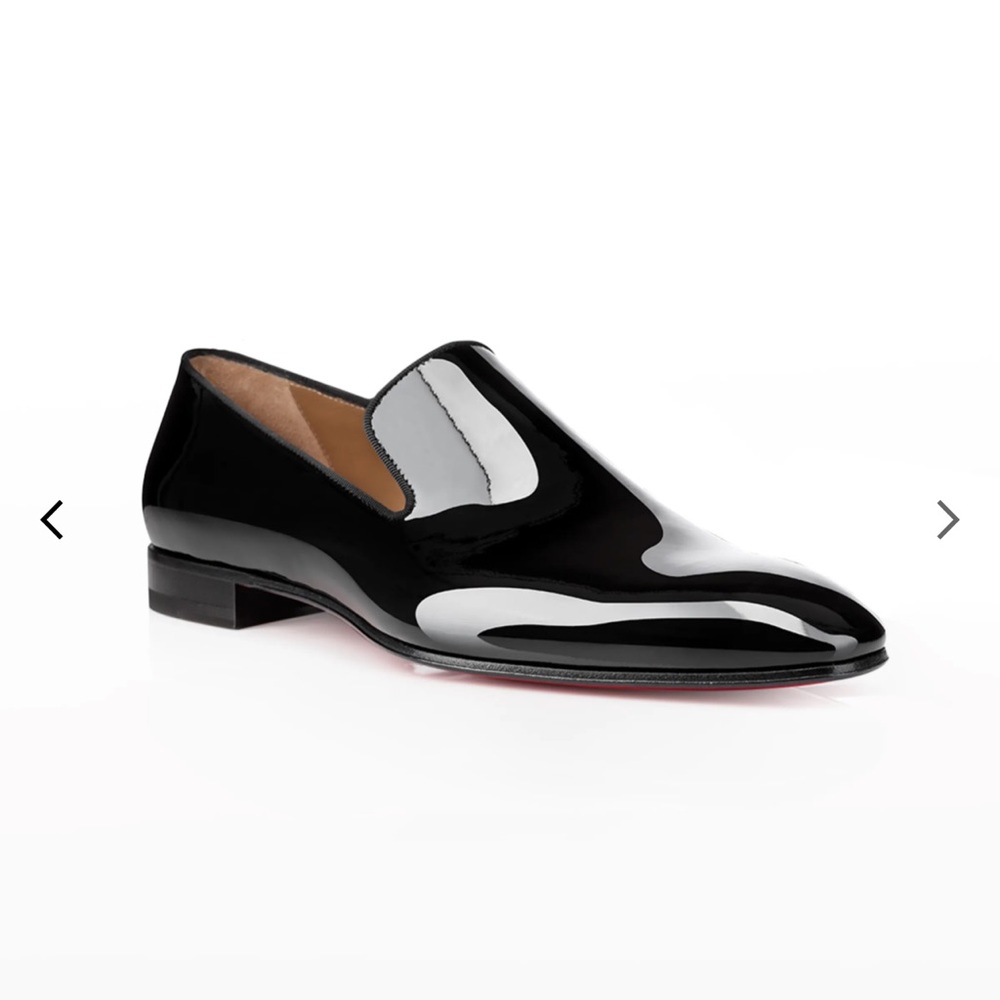 Christian Louboutin
Men's Dandelion Patent Leather Loafers